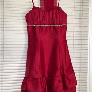 EUC spaghetti strap red dress.